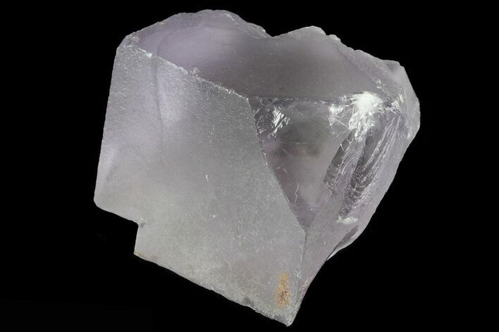 Lustrous Purple Cubic Fluorite Crystal - Morocco #80340